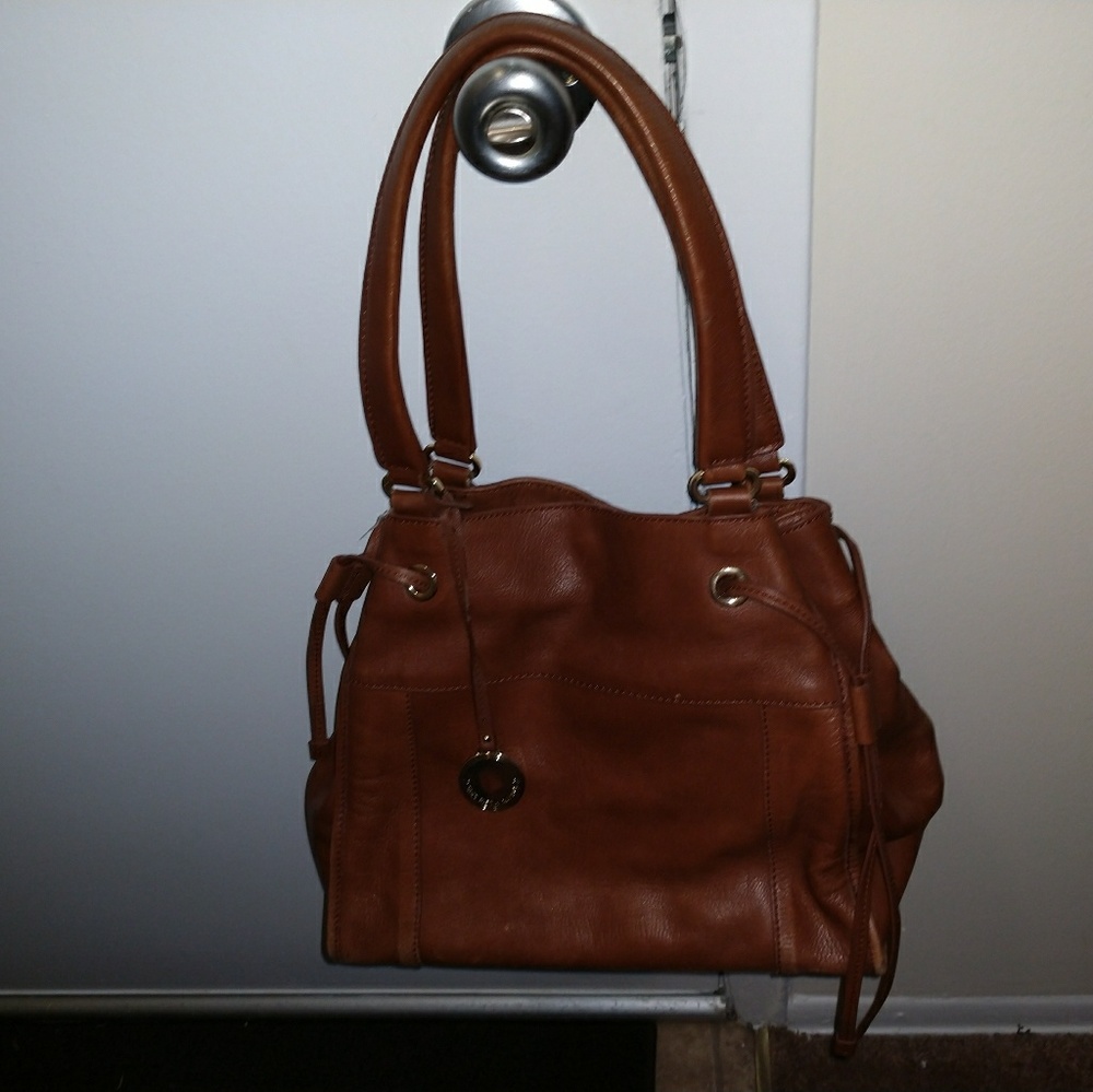 💖Saks Fifth Avenue Brown Shoulder Bag💋